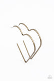 I HEART a Rumor - Brass - Paparazzi Accessories