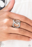 Wide Curves Ahead - Silver - Paparazzi Accessories