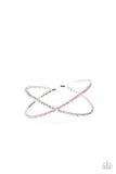 Chicly Crisscrossed - Pink - Paparazzi Accessories