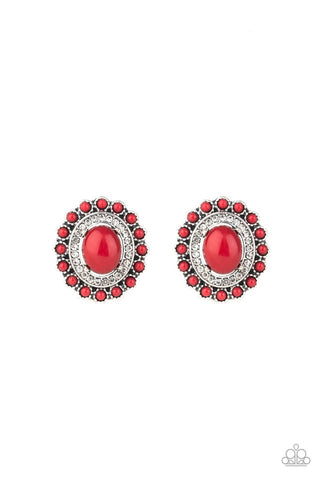 Floral Flamboyance - Red - Paparazzi Accessories
