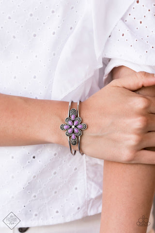 Go with the FLORALS - Purple - Paparazzi Accessories