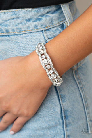 Easy On The ICE - White - Paparazzi Accessories