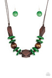Pacific Paradise - Green - Paparazzi Accessories