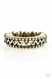 Thunder and Lightning - Brass - Paparazzi Accessoires
