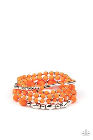 Vibrantly Vintage - Orange - Paparazzi Accessories