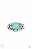 Set In Stone - Blue - Paparazzi Accessories