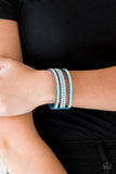 Rollin In Rhinestones - Blue - Paparazzi Accessories