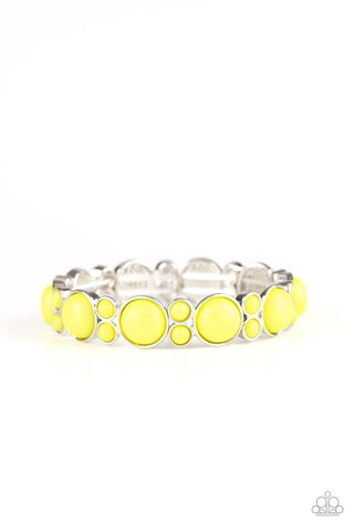 Bubbly Belle - Yellow - Paparazzi Accessories