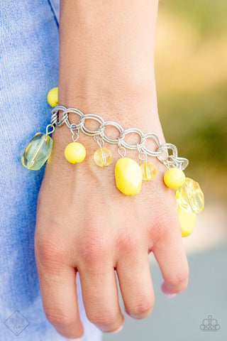 Paparazzi Seize The BAY - Yellow - Paparazzi Accessories