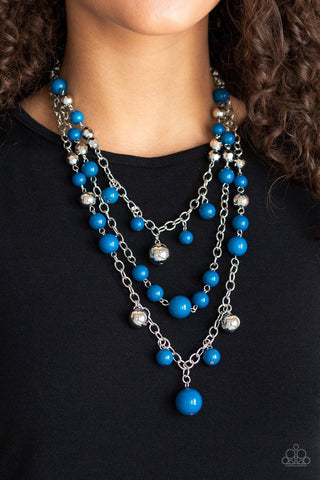 The Partygoer - Blue - Paparazzi Accessories