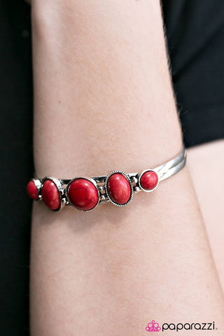 Mississippi Cruise - Red - Paparazzi Accessories
