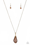 Friends In GLOW Places - Brass - Paparazzi Accessories