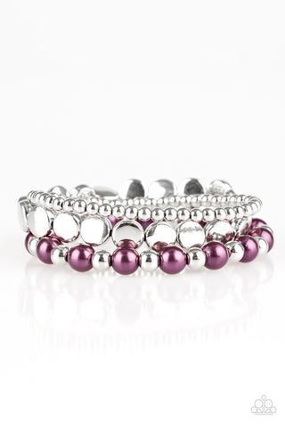 Girly Girl Glamour - Purple - Paparazzi Accessories