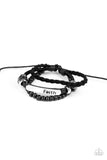 Let Faith Be Your Guide - Black - Paparazzi Accessories