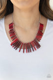 Out of My Element - Red - Paparazzi Accessories