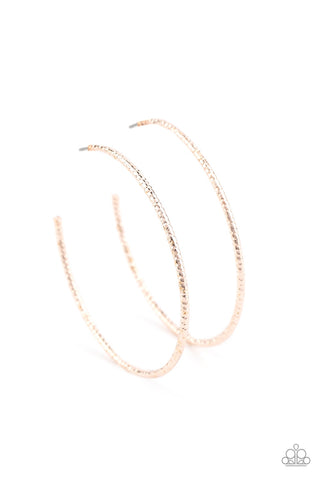 Inclined To Entwine - Rose Gold - Paparazzi Accessories