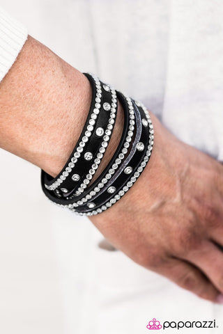 Glitter Band - Black - Paparazzi Accessories