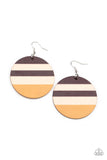 Yacht Party - Yellow Earring - Paparazzi Accessories