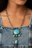 Geographically Gorgeous - Blue - Paparazzi Accessories