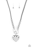 Forbidden Love - Silver - Paparazzi Accessories